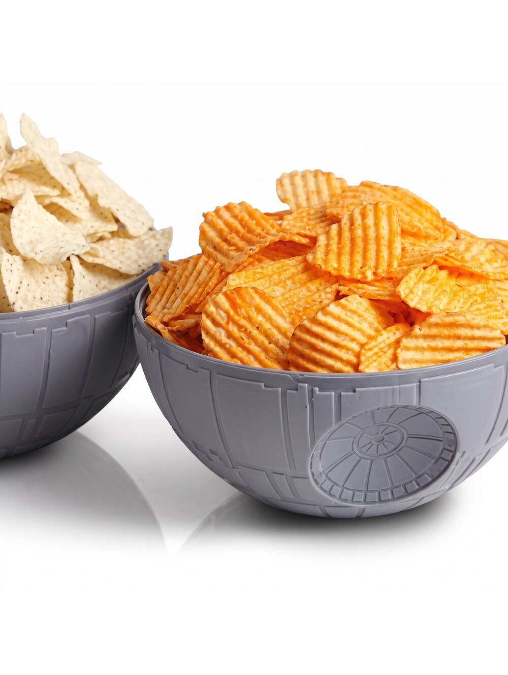 Star Wars Death Star Chip and Dip Bowls Set ThinkGeek Disney Party Serving Dish
